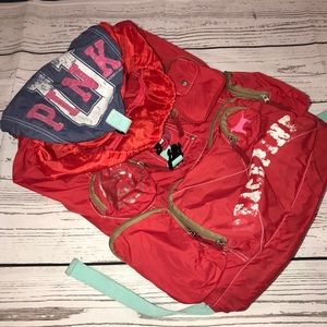PINK U Backpack - Red